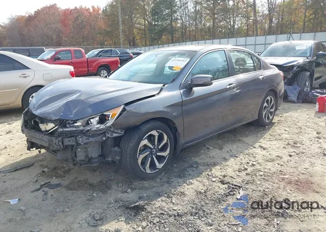 2016 Honda Accord Ex-L z USA, uszkodzony, nr VIN 1HGCR2F88GA003780
